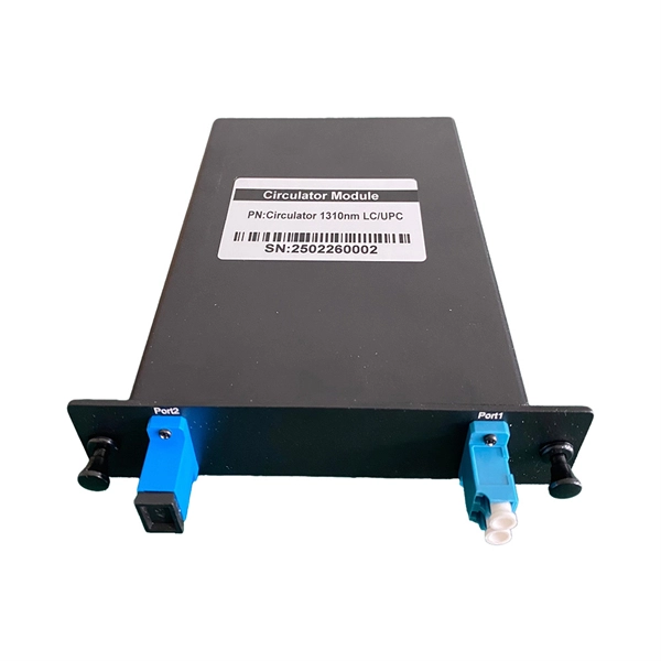 The switch is connected to fiber optic cable and has network access 